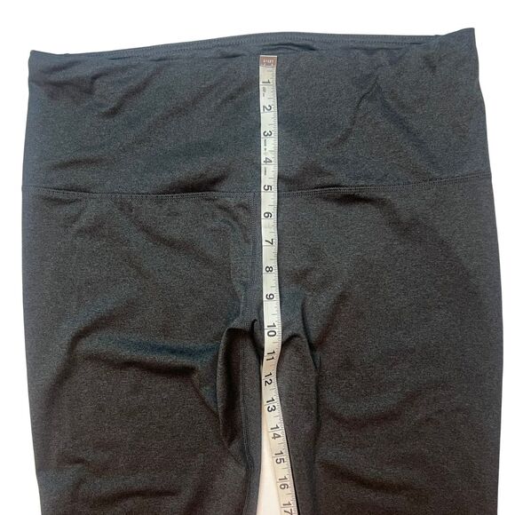 Reebok Leggings Womens XL Gray Cropped Athletic Workout Athleisure Sportswear - Picture 4 of 16